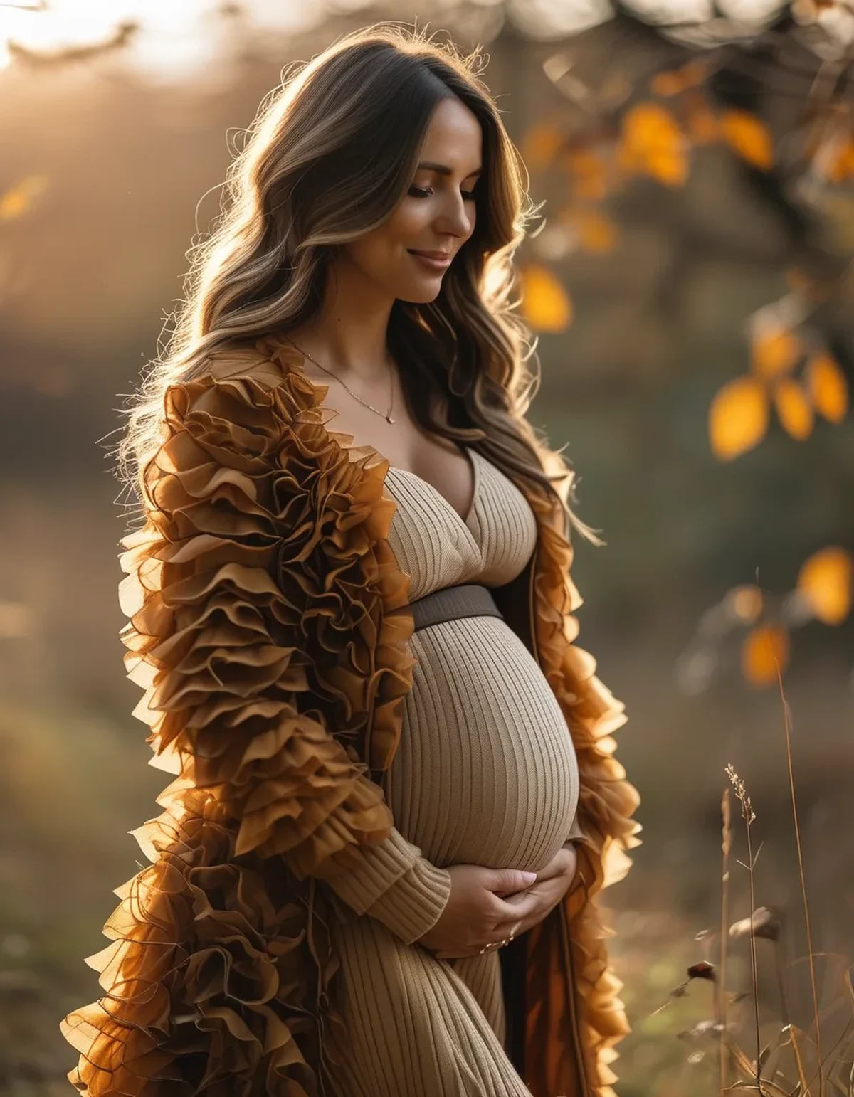 Dressing a Third-Trimester Bump for a Twelve-Degree Swing