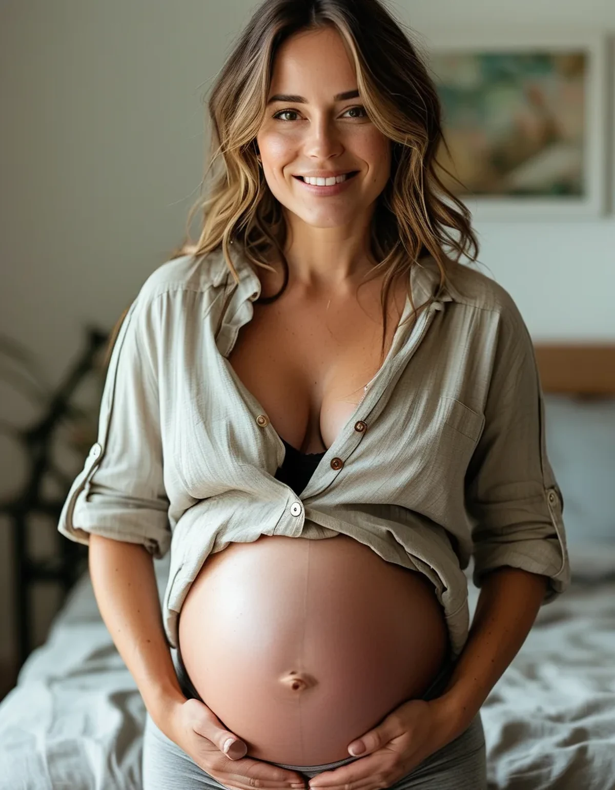 How to Actually Dress Your Bump in Your Partner's Clothes (Without Looking Sloppy)