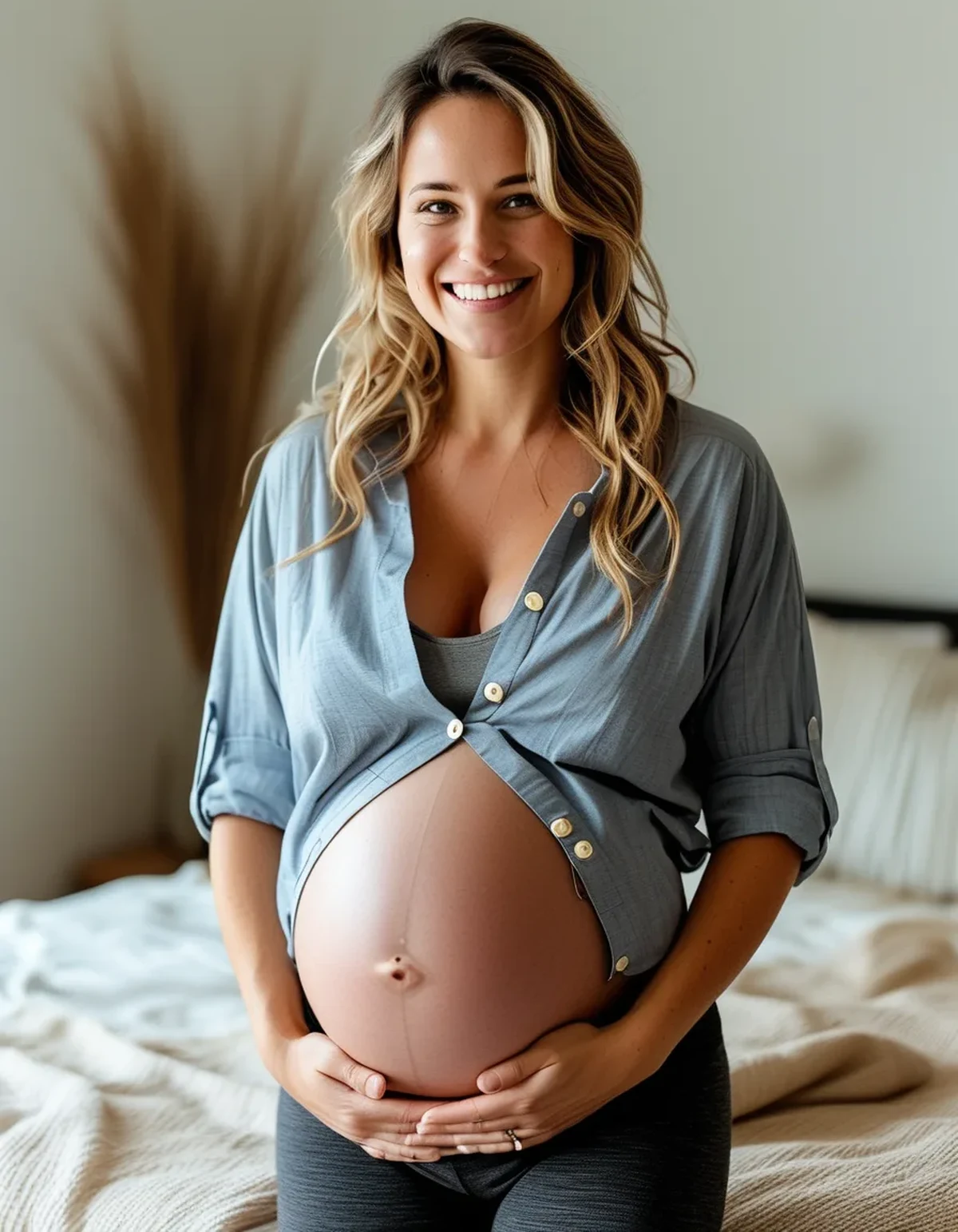 How to Actually Dress Your Bump in Your Partner's Clothes (Without Looking Sloppy)