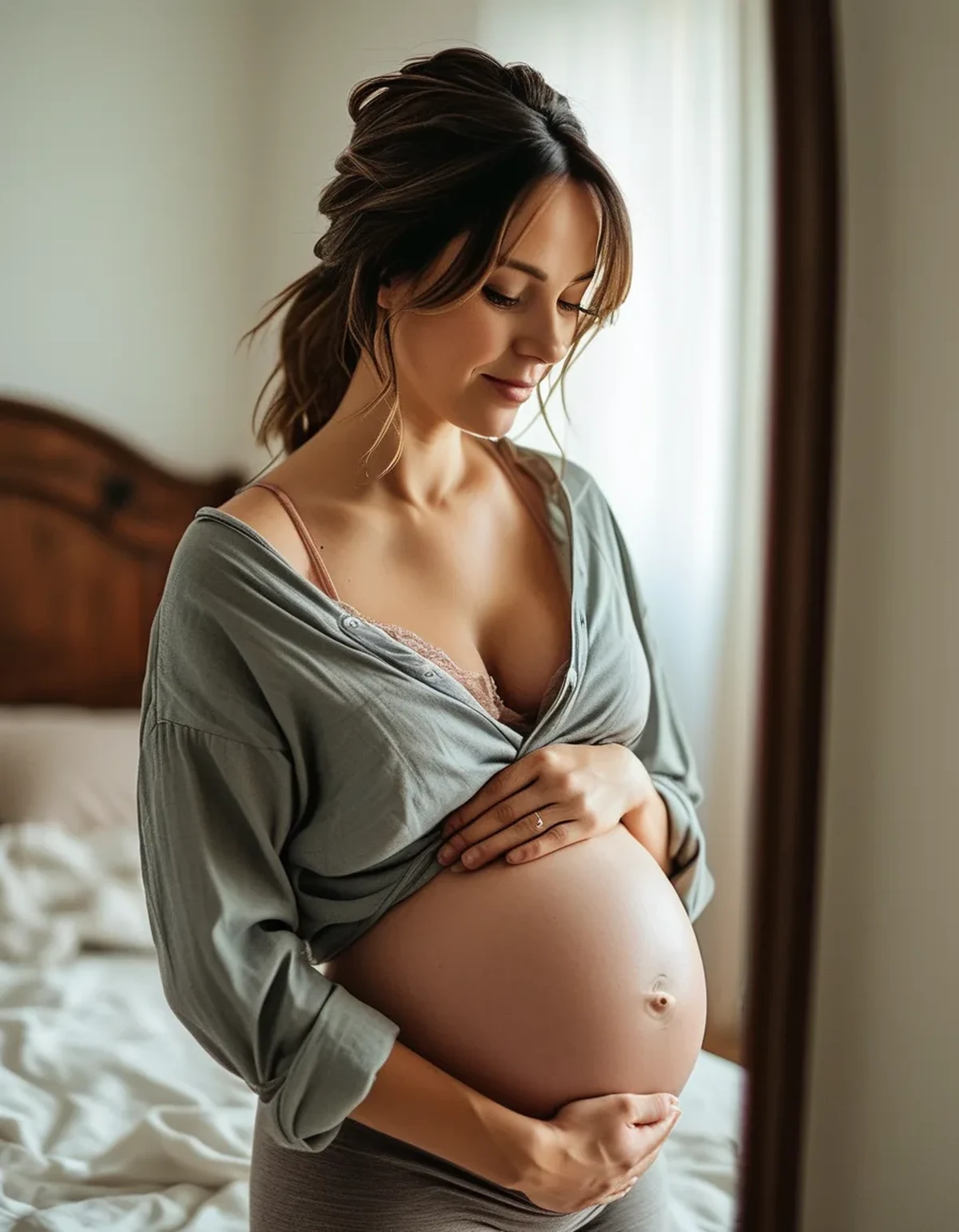 The Regular Clothes That Secretly Work Through Most of Pregnancy